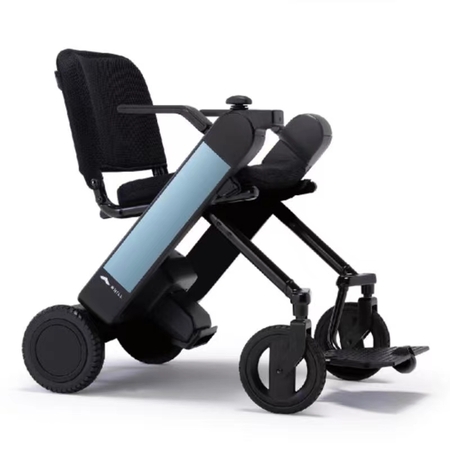 日本進口蔚爾WHILL電動輪椅Model F老年四輪工具車輕便折疊鋰電池可上飛機攜帶方便新品上市首發 黑色